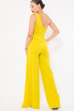 One Shoulder Jumpsuit W/ Small Opening