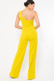 One Shoulder Jumpsuit W/ Small Opening