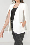 Open Front Cape Blazer